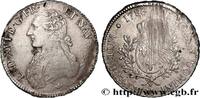 FRANCE Écu aux branches d'olivier LOUIS XVI Toulouse 1786 (41mm, 29,26g, 6h) -