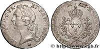 FRANCE Écu aux branches d’olivier, tête ceinte d’un bande LOUIS XV THE BELOVED Perpignan 1757 (41,5mm, 29,33g, 6h) -