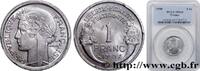 FRANCE 1 franc Morlon, légère IV REPUBLIC 1950 (23,01mm, 1,30g, 6h) -