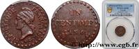 FRANCE Un centime Dupré DIRECTOIRE Paris 1798 (18mm, g, 6h) -