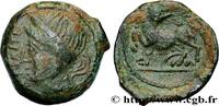 FRANCE Bronze PIXTILOS classe II à la louve et au lézard GALLIA - CARNUTES (Beauce area) Chartres (28) c. 40-30 AC. (16,5mm, 4,32g, 3h) -