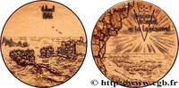 FRANCE Médaille, Commémoration du débarquement allié en N SECONDE GUERRE WWII Monnaie de Paris n.d. (67,5mm, 197,37g, 12h) -