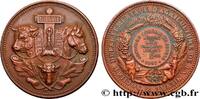FRANCE Médaille, Société départementale d’agriculture de SOCIÉTÉS D'AGRICULTURE, HORTICULTURE, PÊCHE ET CHASSE 58 - Nièvre 1897 (41mm, 31,79g, 12h) -