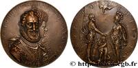 FRANCE Médaille, Second anniversaire du dauphin, refrappe HENRI IV LE GRAND Monnaie de Paris (1603) (99,5mm, 470,47g, 12h) -