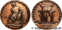 FRANCE Médaille, Académie d’Architecture, Archéologie ARCHITECTURE ET ARCHITECTES 1973 (67,5mm, 150,71g, 12h) -