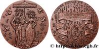 FRANCE Médaille de mariage AMOUR ET MARIAGE Monnaie de Paris 1976 (76,5mm, 224,62g, 12h) -