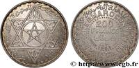 MOROCCO - FRENCH PROTECTORATE Essai de 200 Francs AH 1372 MOROCCO - FRENCH PROTECTORATE Paris 1953 (27mm, 8,07g, 6h) -