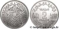 MOROCCO - FRENCH PROTECTORATE Essai de 2 Francs AH 1370 MOROCCO - FRENCH PROTECTORATE Paris 1951 (21,92mm, 1,20g, 6h) -