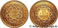 MOROCCO - FRENCH PROTECTORATE Essai de 5 Francs AH 1365 MOROCCO - FRENCH PROTECTORATE Paris 1946 (31mm, 11,83g, 6h) -