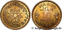 MOROCCO - FRENCH PROTECTORATE Essai de 10 Francs AH 1371 MOROCCO - FRENCH PROTECTORATE Paris 1952 (20mm, 3,06g, 6h) -