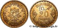 MOROCCO - FRENCH PROTECTORATE Essai de 20 Francs AH 1371 MOROCCO - FRENCH PROTECTORATE Paris 1952 (23,5mm, 3,96g, 6h) -
