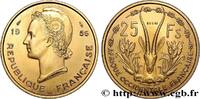 FRENCH WEST AFRICA Essai de 25 Francs Marianne / antilope FRENCH WEST AFRICA Paris 1956 (27mm, 7,57g, 6h) -
