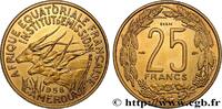 FRENCH EQUATORIAL AFRICA - CAMEROON 25 Francs ESSAI FRENCH EQUATORIAL AFRICA - CAMEROON Paris 1958 (27mm, 7,74g, 6h) -