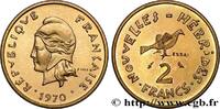 NEW HEBRIDES (VANUATU since 1980) Essai de 2 Francs NEW HEBRIDES (VANUATU since 1980) Paris 1970 (20mm, 2,99g, 6h) -