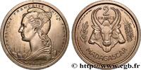 MADAGASCAR French Union Essai de 2 Francs MADAGASCAR French Union Paris 1948 (27,03mm, 9,98g, 6h) -
