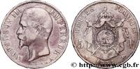 FRANCE 5 francs Napoléon III, tête nue SECOND EMPIRE Paris 1857 (37mm, 24,60g, 6h) -