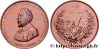 FRANCE Médaille, Auguste Bachelin, Art et patrie PERSONNAGES 1890 (49,5mm, 63,75g, 12h) -