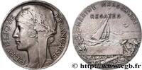 FRANCE Médaille, Régates MER ET MARINE : PAQUEBOTS, NAVIRES, BATEAUX 33 - Bordeaux n.d. (49,5mm, 63,03g, 12h) -