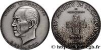 FRANCE Médaille, Ligue des sociétés de la Croix-Rouge MÉDECINE - SOCIÉTÉS MÉDICALES - MÉDECINS/CHIRURGIENS - ASSISTANCE PUBLIQUE 1948 (37,5mm, 22,68g, 12h) -
