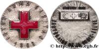 FRANCE Médaille, Centenaire de la croix-rouge MÉDECINE - SOCIÉTÉS MÉDICALES - MÉDECINS/CHIRURGIENS - ASSISTANCE PUBLIQUE 1963 (60mm, 106,5g, 12h) -
