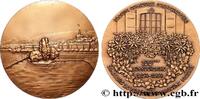 FRANCE Médaille, 100e anniversaire de la société genevois SOCIÉTÉS D'AGRICULTURE, HORTICULTURE, PÊCHE ET CHASSE Suisse, Genève 1981 (49,5mm, 58,48g, 12h) -