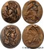 FRANCE Paire de plaques, Alsace et Lorraine TROISIÈME RÉPUBLIQUE n.d. (217mm, 2574,66g, 12h) -