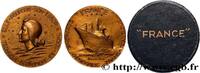 FRANCE Médaille, Paquebot France MER ET MARINE : PAQUEBOTS, NAVIRES, BATEAUX 76 - Le Havre 1962 (52,5mm, 70,66g, 12h) -