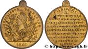 FRANCE Médaille, Invasion de l’Assemblée Nationale et arr DEUXIÈME RÉPUBLIQUE 1848 (37,5mm, 19,19g, 12h) -