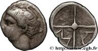 FRANCE Obole MA, tête à gauche avec frange, dite “à la tê MASSALIA - MARSEILLE Marseille (13) c. 121-82 AC. (10mm, 0,56g, 8h) -