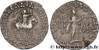 THE ORIENTAL WORLD (ARABO-BYZANTINE, CILICIA, ARME Tétradrachme bilingue SCYTHIA - INDO-SCYTHIAN KINGDOM - AZES Gandhara c. 55-35 AC (24mm, 9,87g, 10h) -