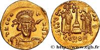 THE HERACLIUS DYNASTY (602-717) Solidus CONSTANTINE IV, HERACLIUS and TIBERIUS Constantinople 674-681 (19,5mm, 4,37g, 6h) -