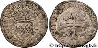 FRANCE Douzain aux deux C, 2e type CHARLES X, CARDINAL OF BOURBON Rouen 1592 (23,5mm, 2,20g, 3h) -