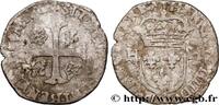 FRANCE Douzain aux deux H, 2e type HENRY IV Maringues 1592 (22,5mm, 2,18g, 6h) -