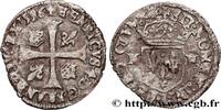 FRANCE Douzain aux deux H, 3e type HENRY IV Bayonne 1596 (23,5mm, 1,84g, 8h) -