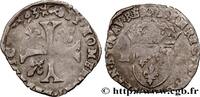 FRANCE Douzain aux deux H, 5e type HENRY IV Barcelonnette 1593 (22mm, 1,99g, 10h) -
