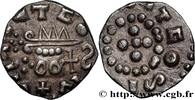 FRANCE Denier à la tête composite et à la croix bouletée BOURGES (CHER) - BETOREGAS (CIVITAS BITURIGUM) Bourges (18) c. 700-725 (12mm, 1,17g, h) -
