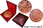 FRANCE Médaille, Le Jules Verne, premier navire méthanier MER ET MARINE : PAQUEBOTS, NAVIRES, BATEAUX 1964 (67,5mm, 154,34g, 12h) -