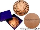 FRANCE Médaille, Union des fédérations de pêche des bassi SOCIÉTÉS D'AGRICULTURE, HORTICULTURE, PÊCHE ET CHASSE Monnaie de Paris n.d (76,50mm, 212,70g, 12h) -