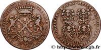 FRANCE Jeton Br 30, Laurent Dugas LYONNAIS - CONSULAT DE LYON 1725 (30mm, 8,44g, 6h) -