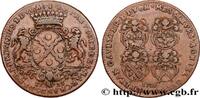 FRANCE Jeton Br 30, Laurent Dugas LYONNAIS - CONSULAT DE LYON 1725 (30mm, 8,44g, 6h) -