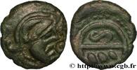 FRANCE Bronze à l'esse et aux chevrons GALLIA - CALETI (Area of Pays de Caux) c. 60-50 BC. (15,5mm, 2,50g, 11h) -