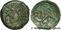 FRANCE Bronze PIXTILOS classe I au griffon attaquant GALLIA - CARNUTES (Beauce area) Chartres (28) c. 40-30 AC. (17mm, 3,61g, 1h) -