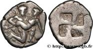 Classic 1 (480 BC to 400 BC) Drachme THRACE - THRACIAN ISLANDS - THASOS Thasos, Thrace c. 435-411 AC. (16,5mm, 3,65g, -h) -