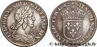 FRANCE Quart d'écu, buste drapé et cuirassé (2e buste de LOUIS XIII Paris, Monnaie de Matignon 1642 (27mm, 6,83g, 6h) -