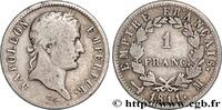 FRANCE 1 franc Napoléon Ier tête laurée, Empire français PREMIER EMPIRE / FIRST FRENCH EMPIRE Toulouse 1811 (23mm, 4,83g, 6h) -