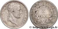 FRANCE 1 franc Napoléon Ier tête laurée, Empire français PREMIER EMPIRE / FIRST FRENCH EMPIRE Rouen 1810 (23mm, 5,05g, 6h) -