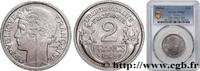FRANCE 2 francs Morlon, aluminium PROVISIONAL GOVERNEMENT OF THE FRENCH REPUBLIC Castelsarrasin 1945 (27mm, 2,2g, 6h) -
