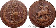 RUSSIA 2 Kopecks St Georges RUSSIA Moscou 1788 (33,5mm, 23,97g, 12h) -