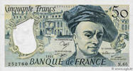 FRANCE 50 Francs QUENTIN DE LA TOUR FRANCE 50 Francs QUENTIN DE LA TOUR 1991 AU+ -