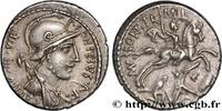 THE REPUBLIC (280 BC to 27 BC) Denier FONTEIA Rome 55 AC. (18,5mm, 4,02g, 2h) -